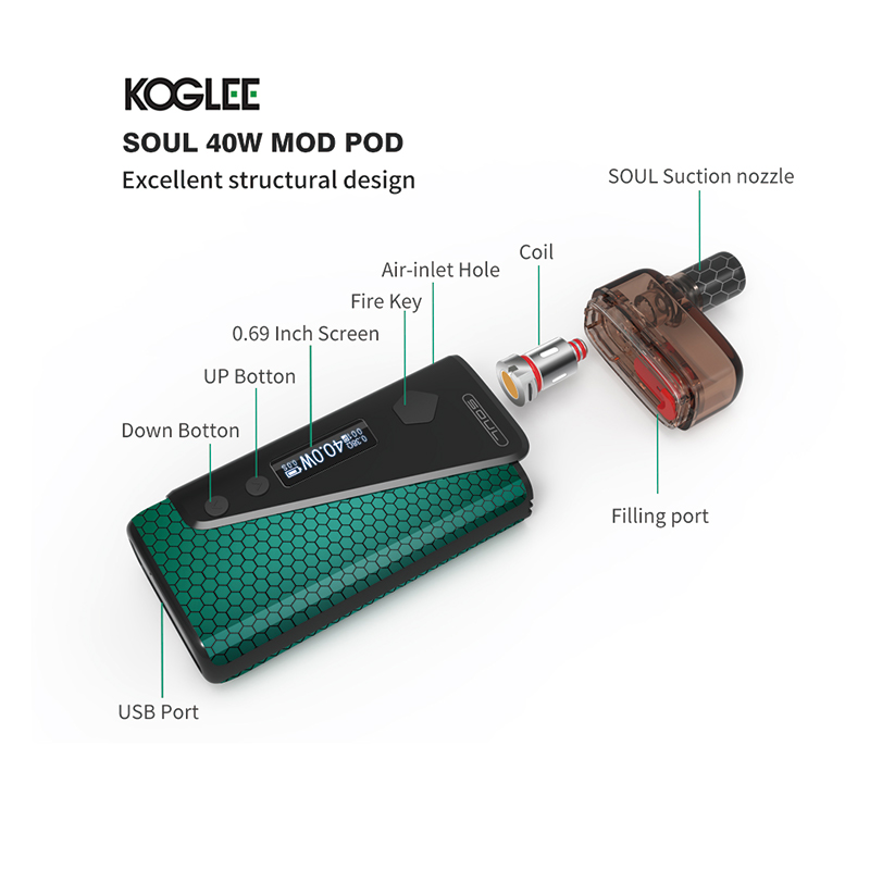 SOUL40W elektronikus cigaretta