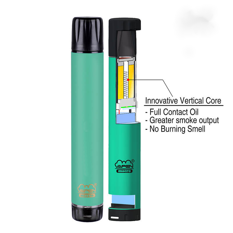 Hiteles VAPEN makro 2000 Puff Eldobható Vape Pen Függőleges Coil Plus XXL Xtra Extra Flex Vaporizer előretöltött rudak E Cigs párologtatók